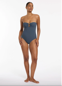 Jets Jetset Bandeau One Piece - Steel Blue