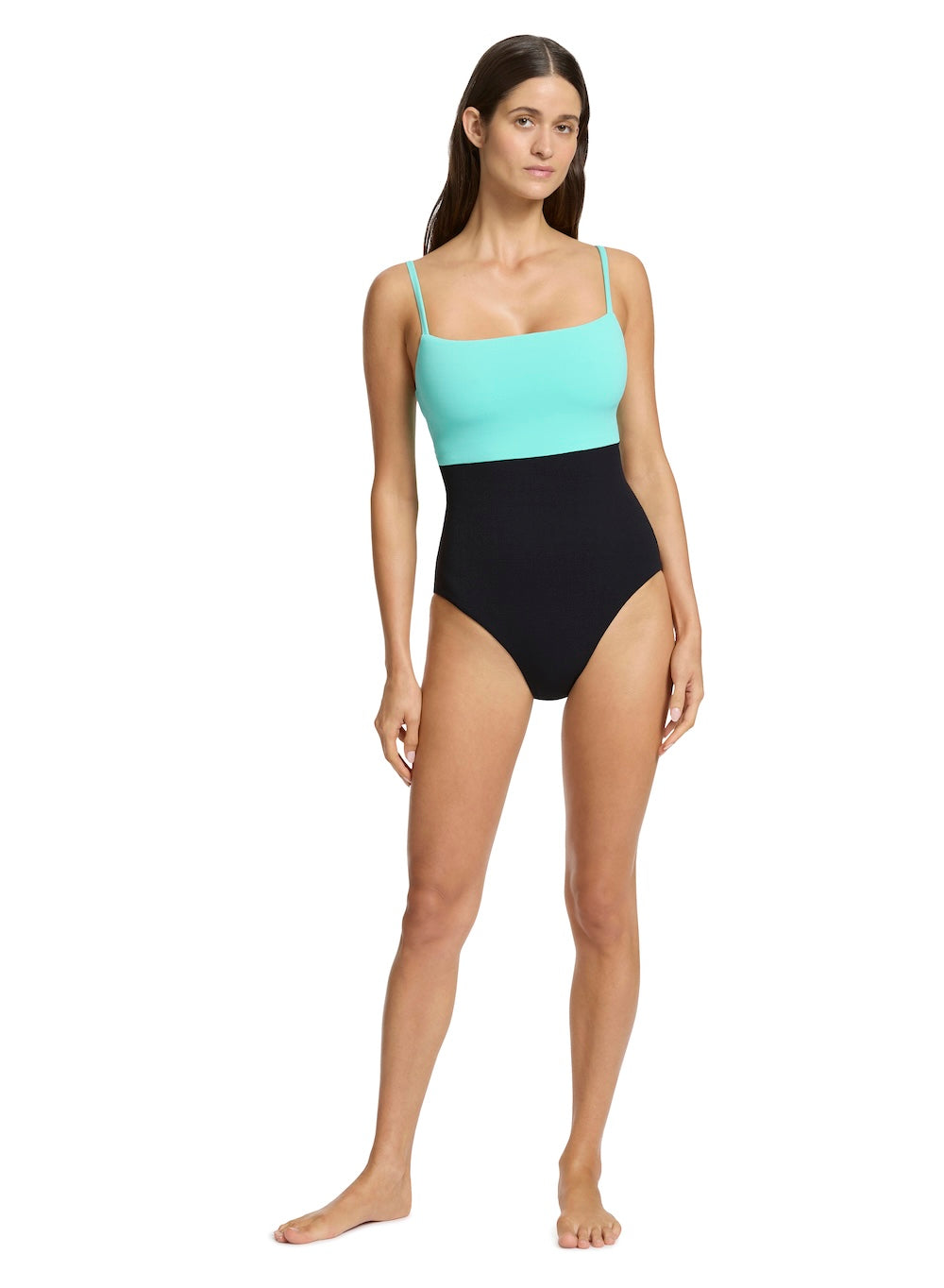 Jets Minimal Tank One Piece - Black/Dolce