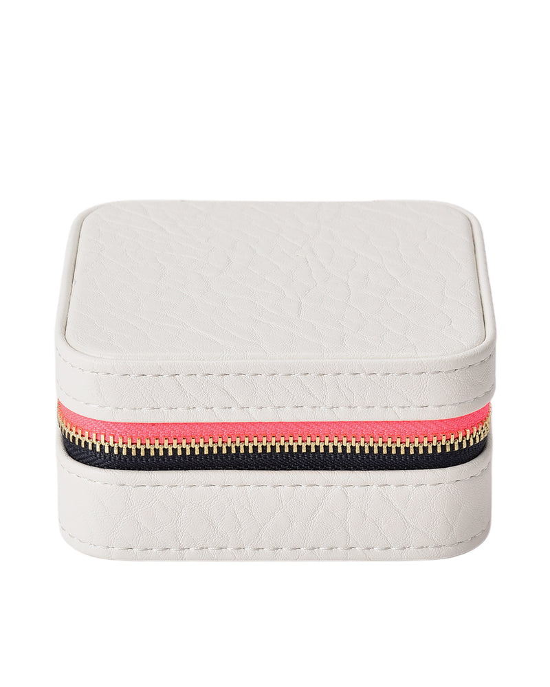 Elms + King Small Jewellery Case - Chalk