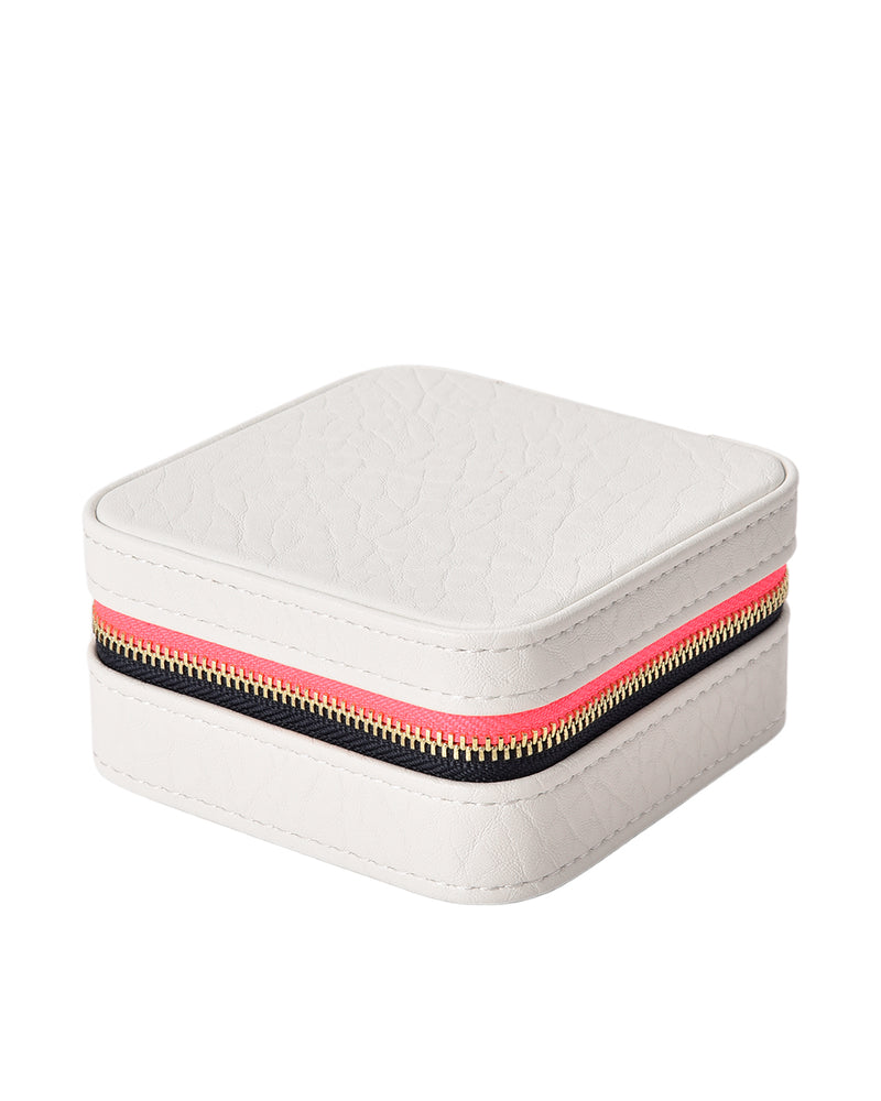 Elms + King Small Jewellery Case - Chalk