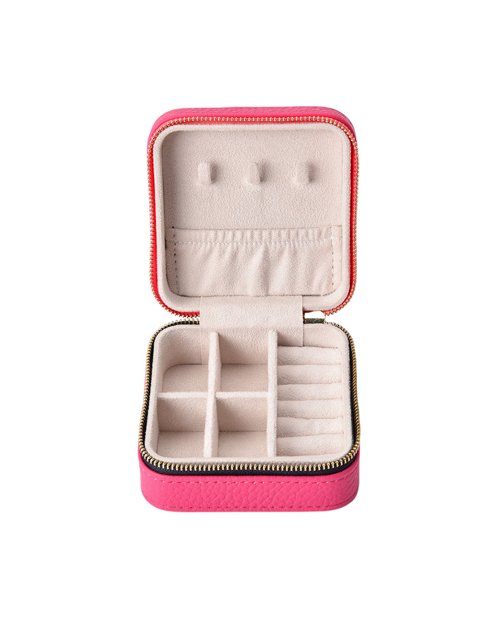 Elms + King Small Jewellery Case - Fuchsia