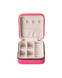 Elms + King Small Jewellery Case - Fuchsia