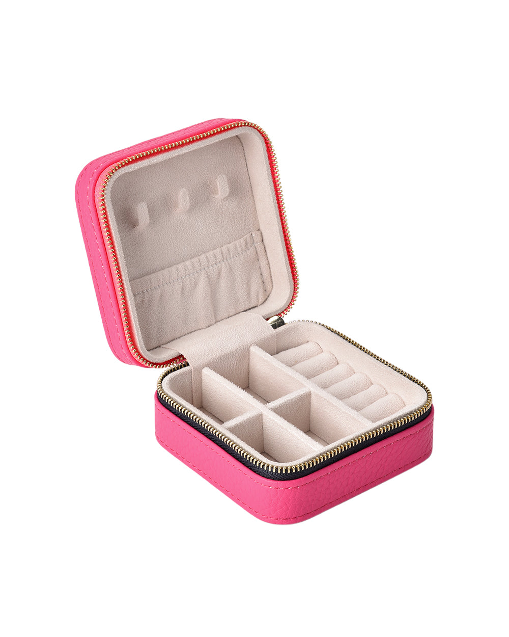 Elms + King Small Jewellery Case - Fuchsia