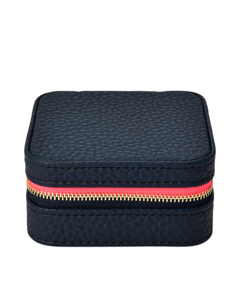 Elms + King Small Jewellery Case - Navy