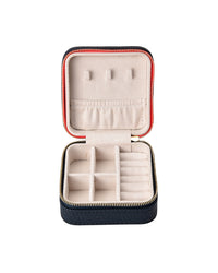 Elms + King Small Jewellery Case - Navy