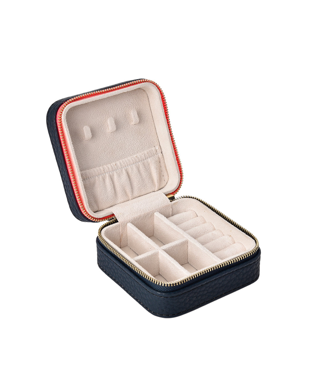 Elms + King Small Jewellery Case - Navy