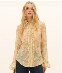 Kate Ford Fiordaliso Frill Blouse