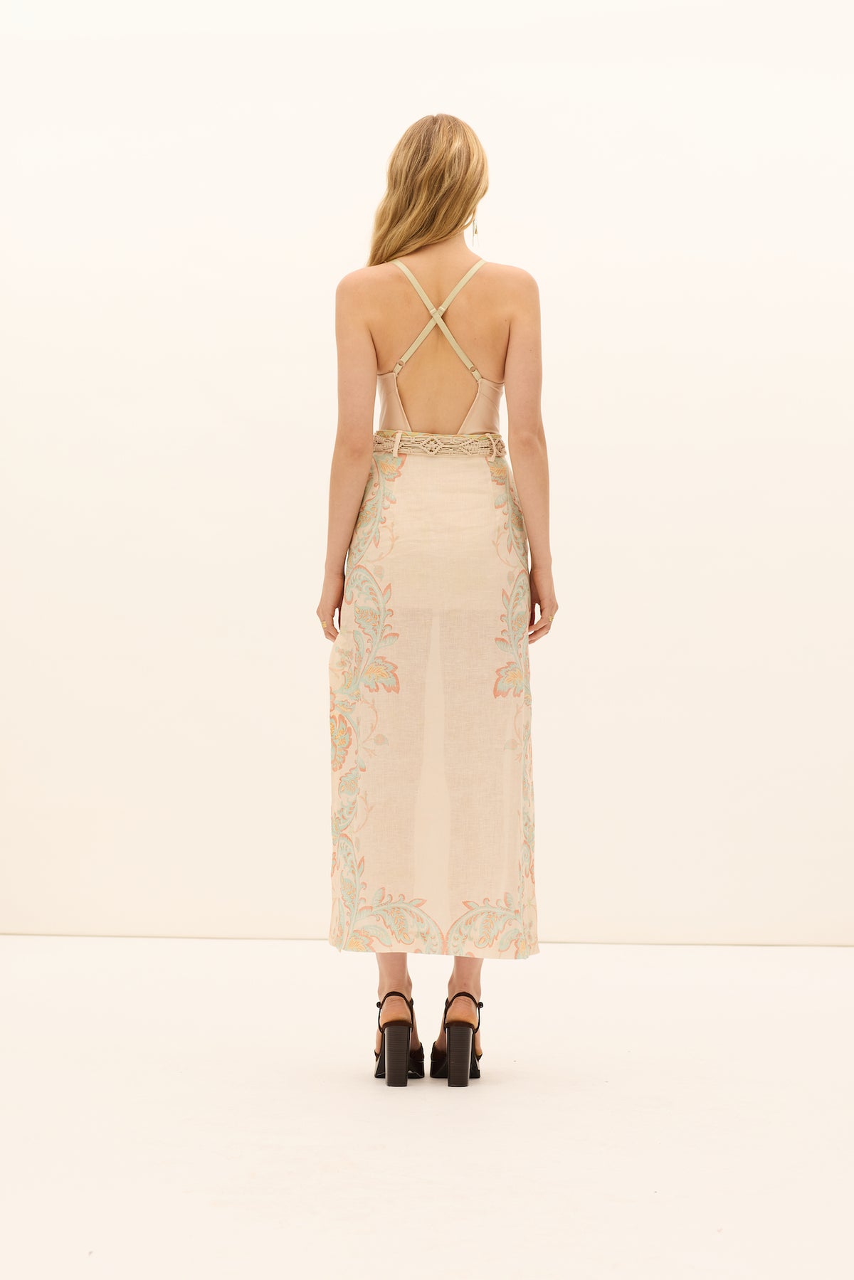 Kate Ford Fiordaliso Squared Skirt