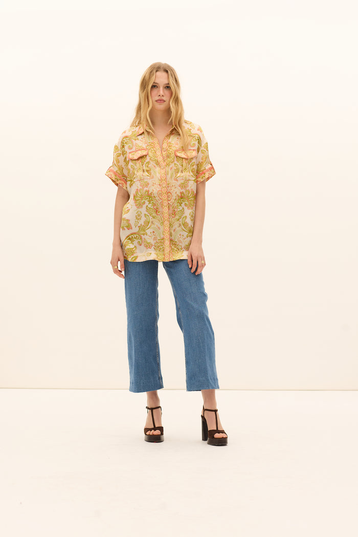 Kate Ford Girasole Oversized Silk Tee