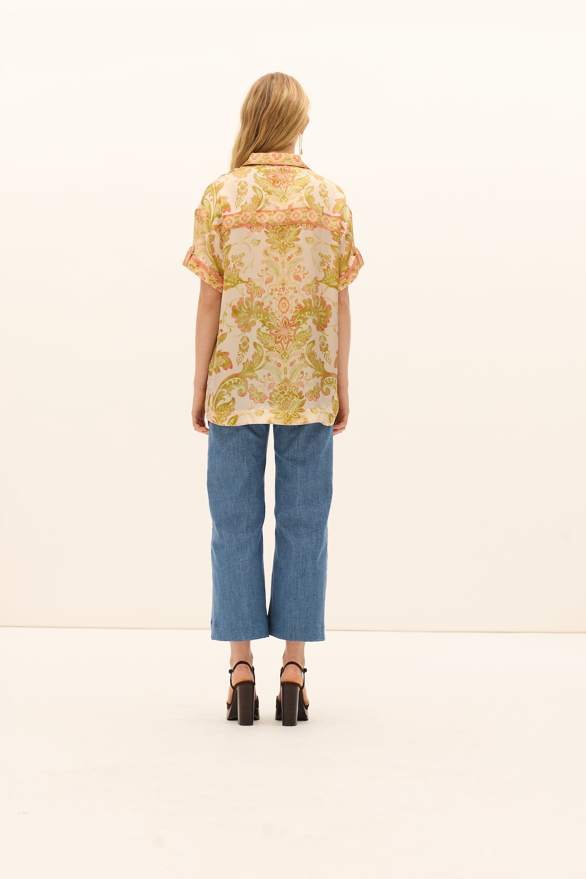 Kate Ford Girasole Oversized Silk Tee