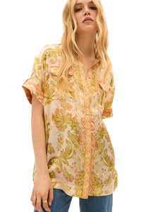 Kate Ford Girasole Oversized Silk Tee