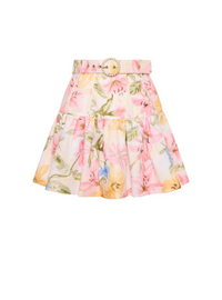 Kate Ford Gladioli Frilled Skirt