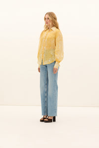 Kate Ford Mimosa Collar Blouse - Verbena