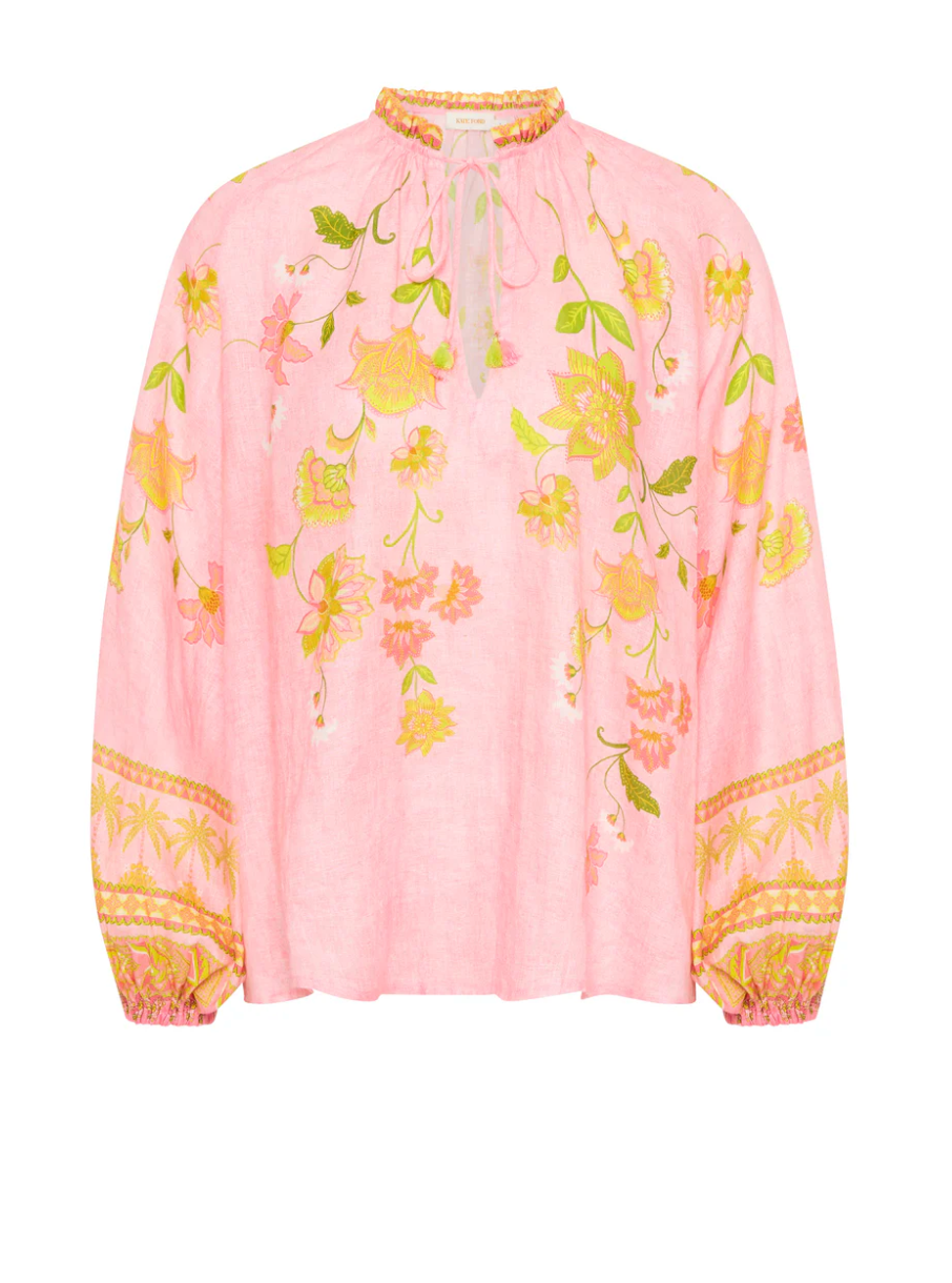 Kate Ford Ruellia Tassel Blouse