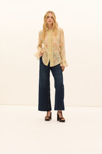 Kate Ford Fiordaliso Frill Blouse