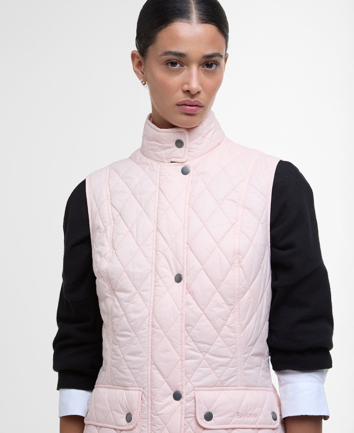 Barbour Otterburn Quilted Gilet - Primrose Pink