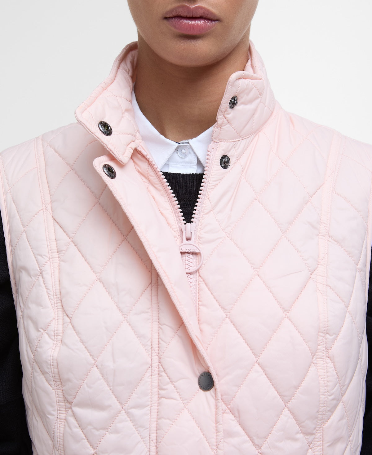 Barbour Otterburn Quilted Gilet - Primrose Pink