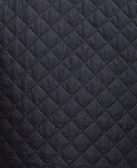 Barbour Cashel Collarless Quilted Jacket - Dark Navy/Dress Navy Tartan
