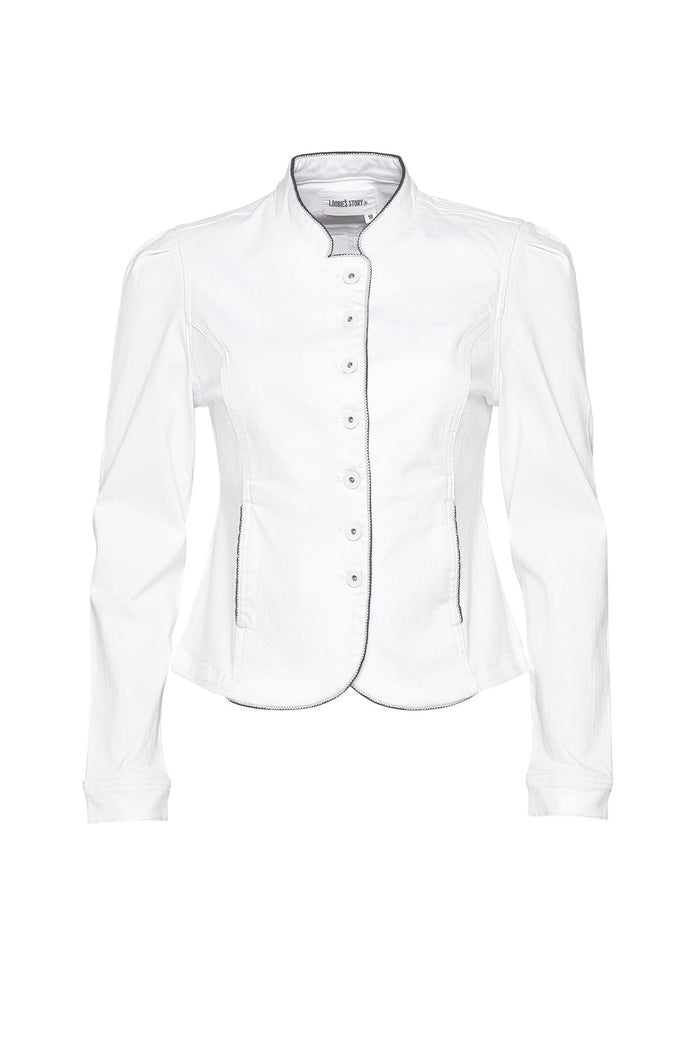 LOOBIES STORY FINESSE JACKET - WHITE - ESCAPE CLOTHING