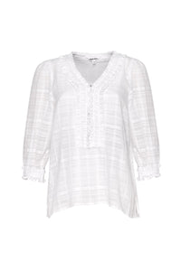 LOOBIES STORY MUSE TOP - WHITE -ESCAPE CLOTHING