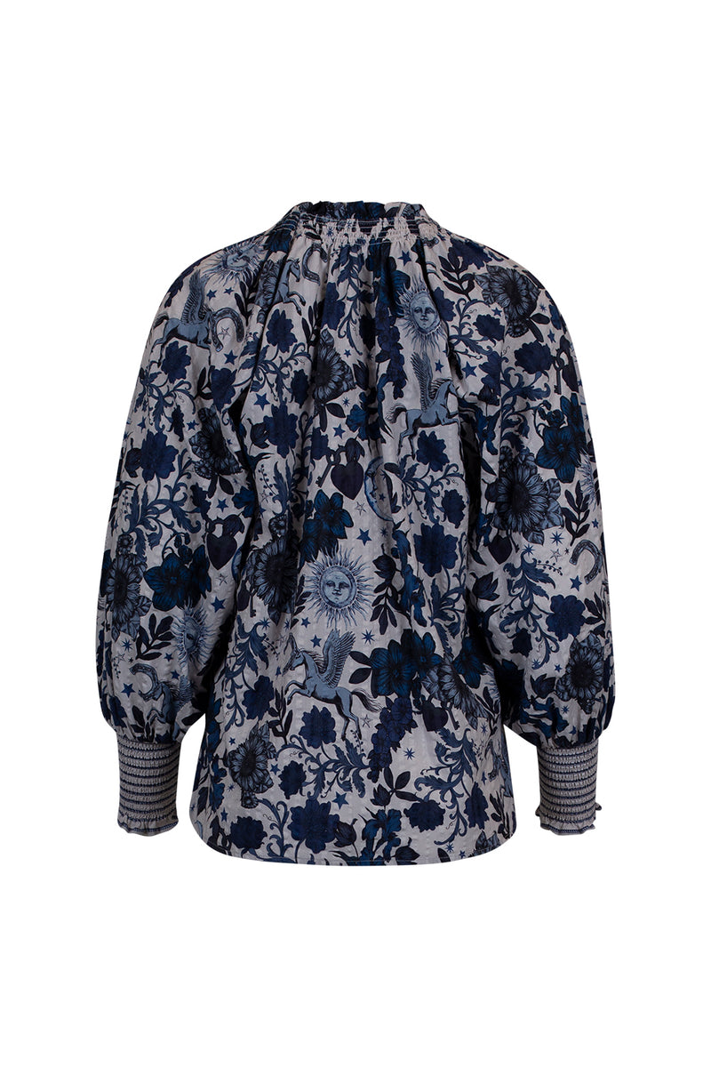 Loobies Story Greenwich Blouse - Stone Multi