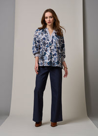 Loobies Story Greenwich Blouse - Stone Multi