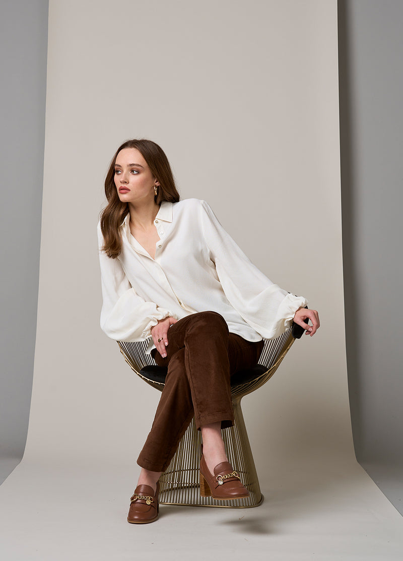 Loobies  Story Georgie Shirt - Silk White