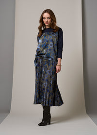 Loobies Story Greenwich Tee - Indigo Multi