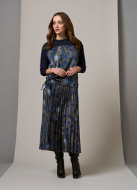 Loobies Story Greenwich Tee - Indigo Multi