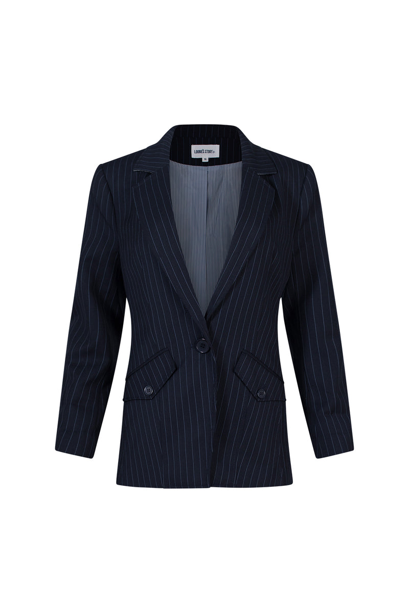 Loobies Story Halstead Blazer - Indigo