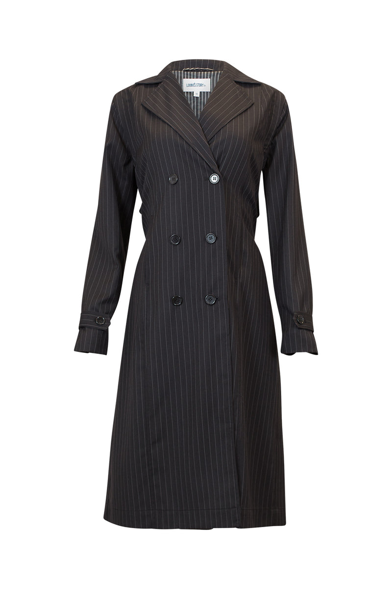 Loobies Story Halstead Trench - Cypress Green