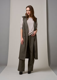 Loobies Story Halstead Trench - Cypress Green