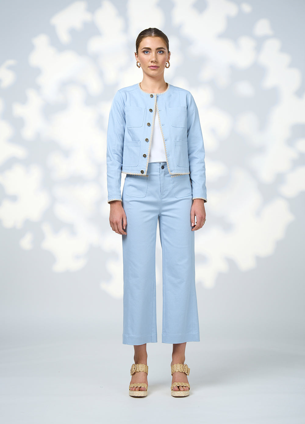 Loobies  Story Blair Pant - Soft Chambray
