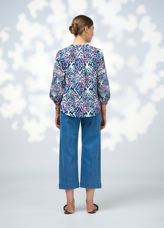 Loobies  Story Gypset Blouse -  White Multi