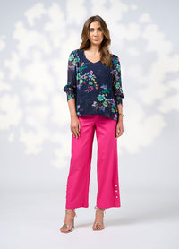 Loobies  Story La Bohème Top - Indigo Multi