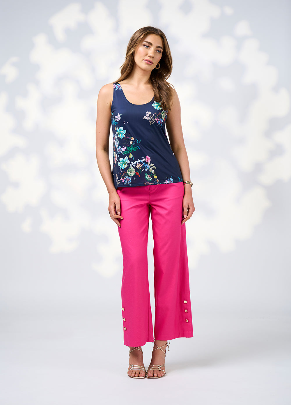 Loobies  Story La Bohème Top - Indigo Multi