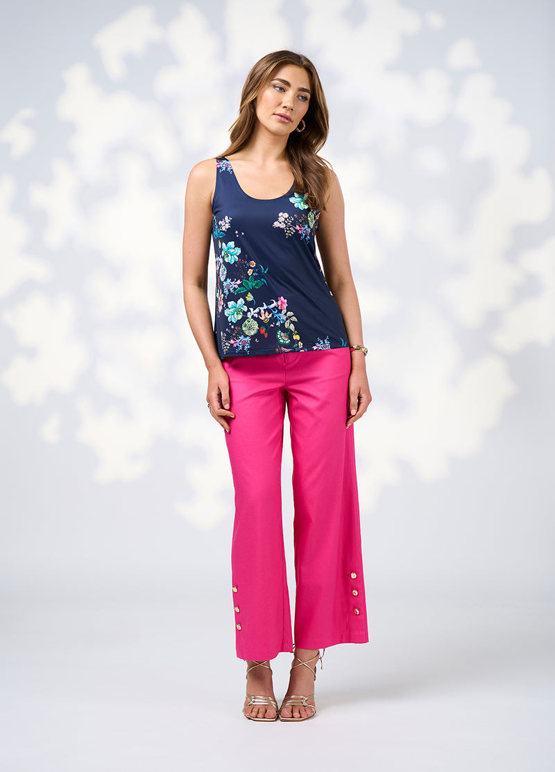 Loobies  Story La Bohème Top - Indigo Multi