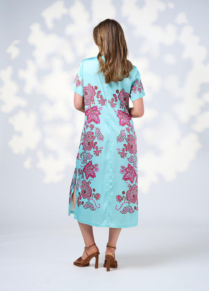 Loobies  Story Indie Dress - Tiffany Blue Multi