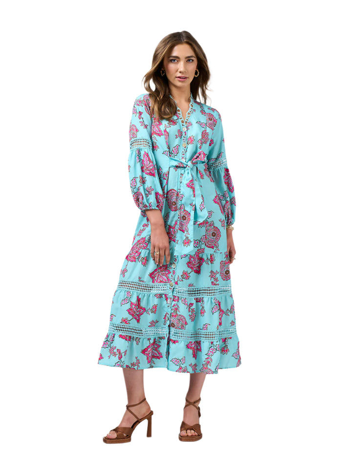 Loobie Story Indie Midi Dress Tiffany Blue