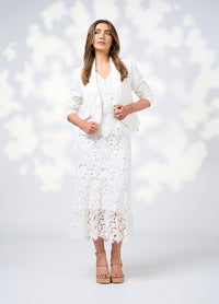 Loobies  Story Keira Skirt -Silk White