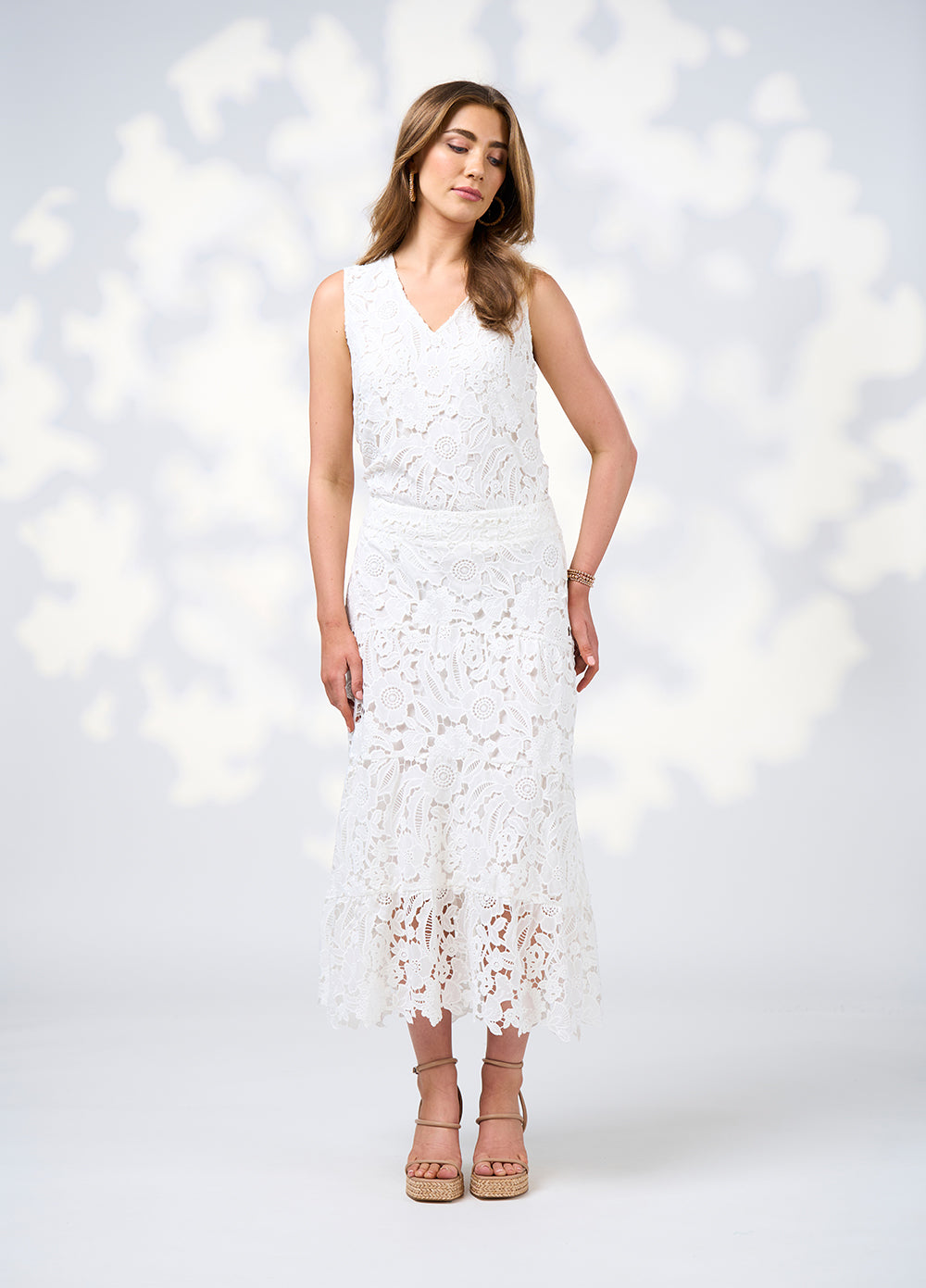 Loobies  Story Keira Skirt -Silk White