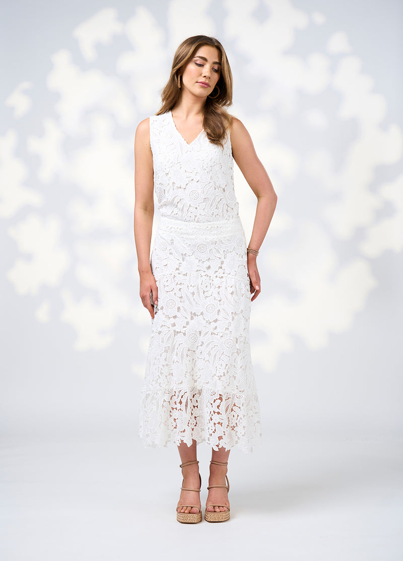 Loobies  Story Keira Skirt -Silk White