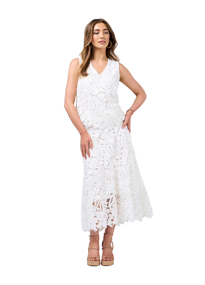 Loobies  Story Keira Skirt -Silk White