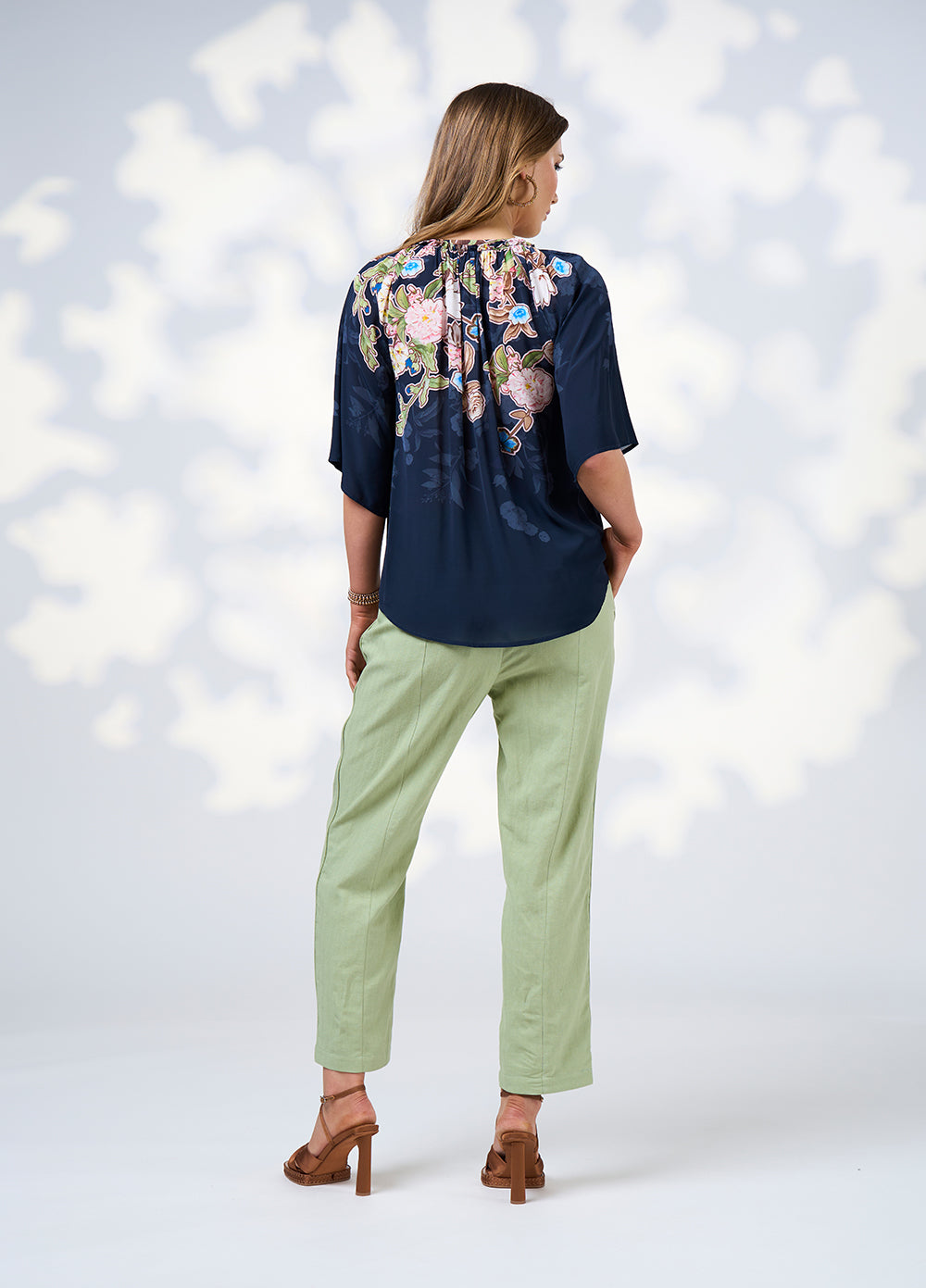 Loobies  Story Maeve Blouse - Indigo Multi