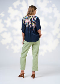 Loobies  Story Maeve Blouse - Indigo Multi