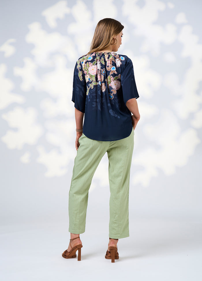 Loobies  Story Maeve Blouse - Indigo Multi