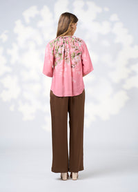 Loobies  Story Maeve Blouse - Pink Lemonade Multi