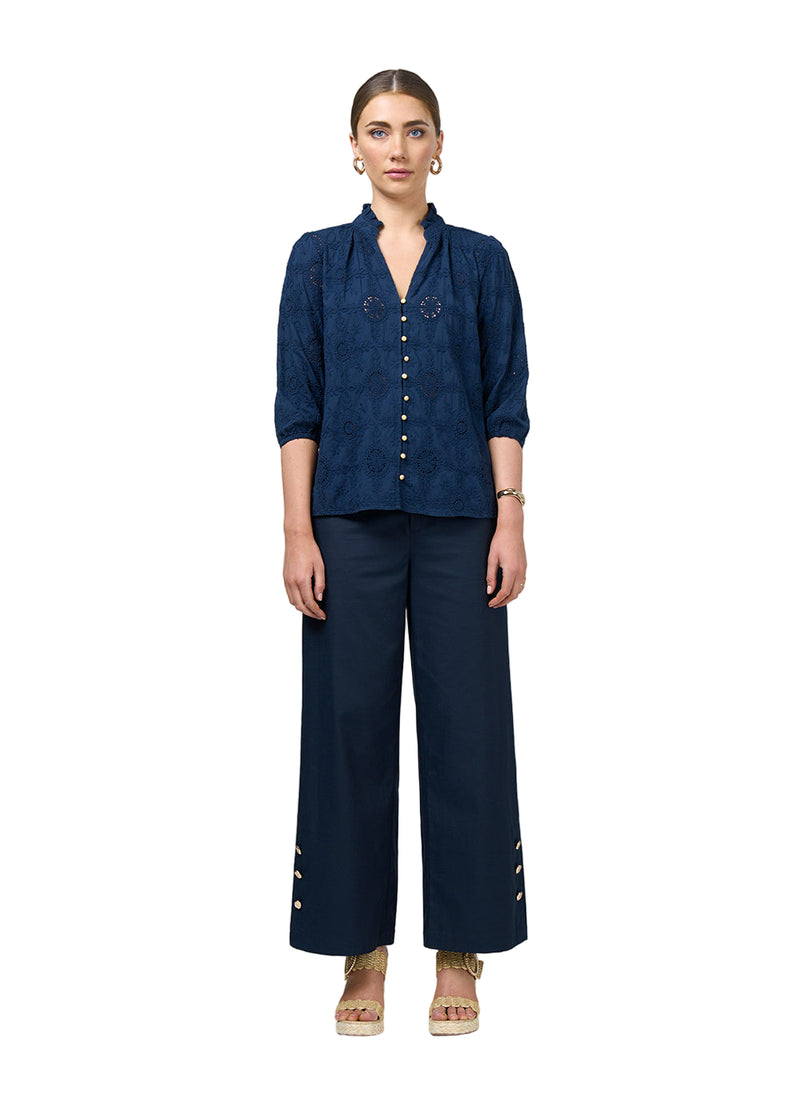 Loobies Story Mischa Blouse - Indigo