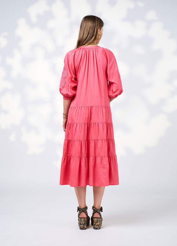 Loobies  Story Calli Midi Dress - Watermelon