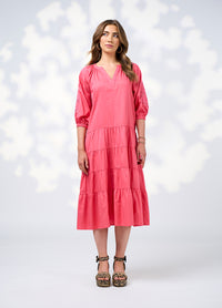Loobies  Story Calli Midi Dress - Watermelon